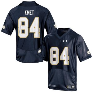 Notre Dame Fighting Irish Men's Cole Kmet #84 Navy Under Armour Authentic Stitched College NCAA Football Jersey NEB3199RO
